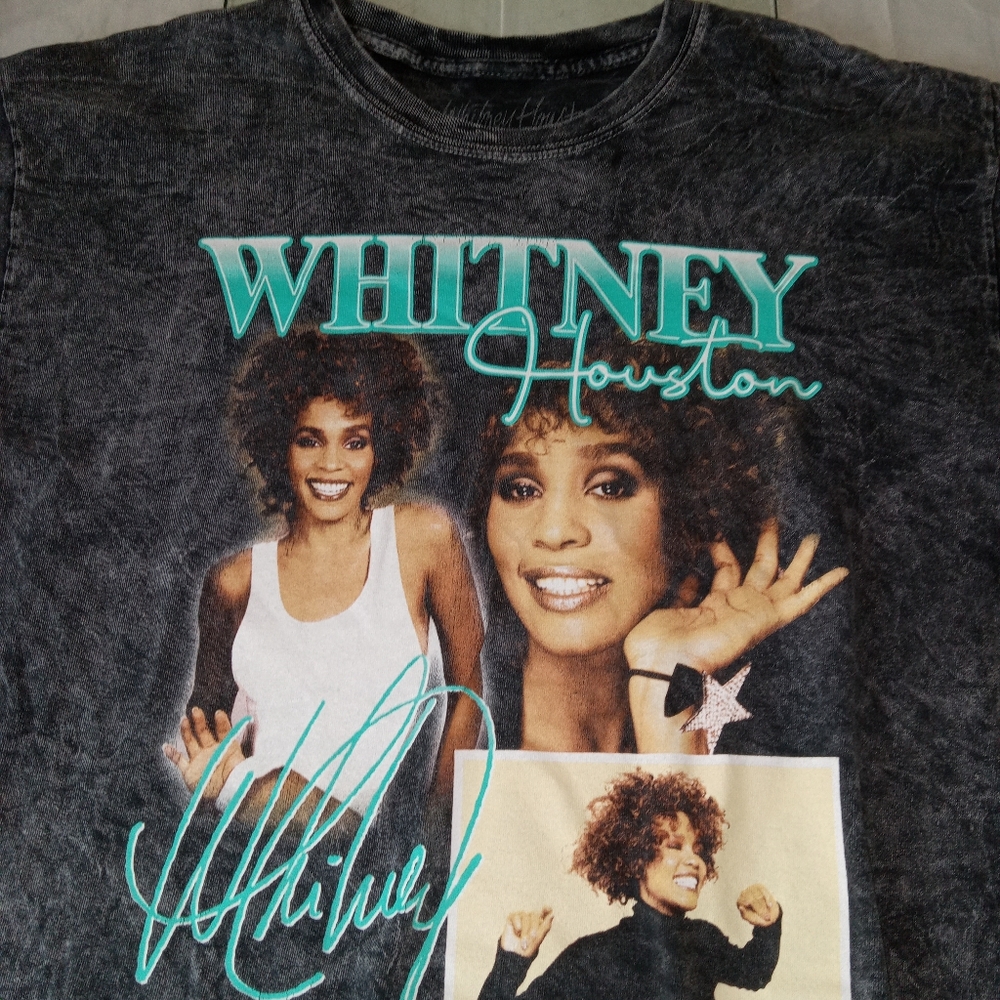 Whitney Houston Black Tshirt Large - Picture 6 of 6